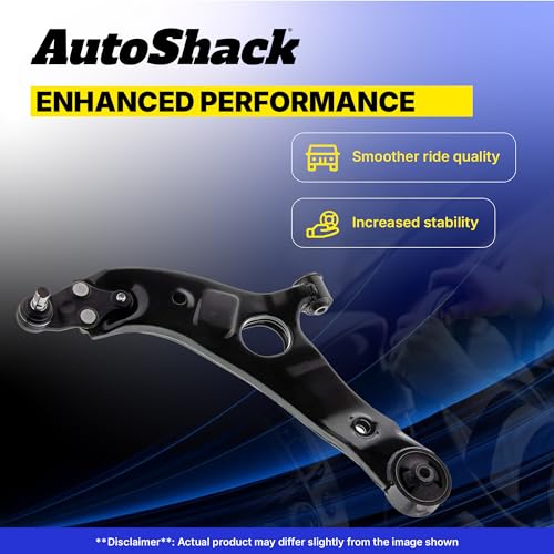 AutoShack Front Right Lower Control Arm with Ball Joint, 1pc