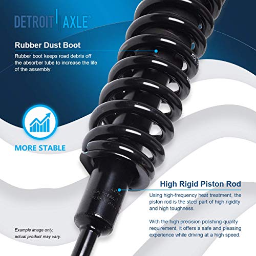 Detroit Axle - 8pc Struts Shocks Kit for 2003-2022 Toyota 4Runner - size: 10102-8/Big Kit