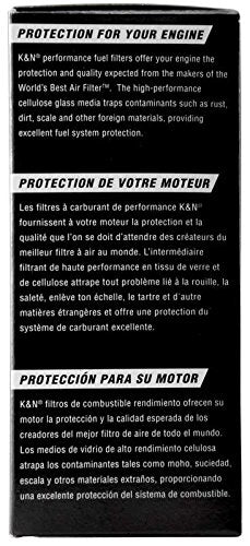 K&N Gasoline Fuel Filter: High Performance Fuel Filter, Premium Engine Protection, Compatible with 1982-2013 Ford, Lincoln, Mercury, Mazda Fuel Injected Gasoline Engines, PF-2300