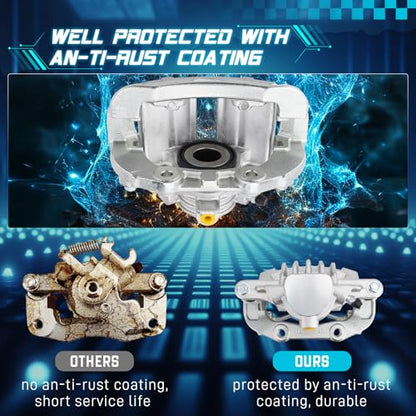 IRONTEK 18B4712 Rear Left Driver Side Brake Caliper 98-05 for Chevy Blazer - color: 18B4712