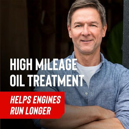STP High Mileage Oil Treatment + Stop Leak - 15 FL OZ - size: 15 OZ