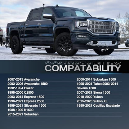 Nilight 6x5.5 Wheel Spacers for Chevy Silverado GMC Sierra 1500 1999-2021 - size: 1999-2021 Chevy Silverado-2inch