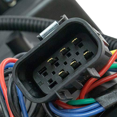 TRQ Driver and Passenger Side Headlight Assembly Set - style: HLA95290