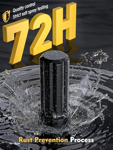 MIKKUPPA 9/16-18 Wheel Lug Nuts, Black 20PCS 7 Splined Tire Nuts 3/4" Hex - color: Black, size: 9/16"-18, style: 20 PCS - Spline Tuner