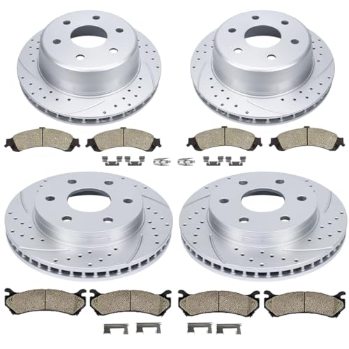 Acinoparts Front(12") and Rear(12.99") Brake Kit for Chevrolet Avalanche - size: HMBK21301