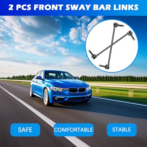 K750616 K750617 2Pcs Front Sway Bar Suspension Stabilizer Links Compatible with Ford for Explorer 2011-2018, for Police Utility 2013-2018 - size: K750616 K750617