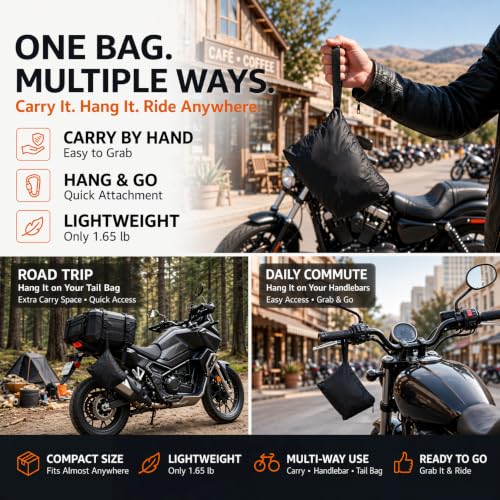 KEMIMOTO Motorcycle Cover Weather Resistant 96.5" Fits for Cruiser - size: 96.5"
