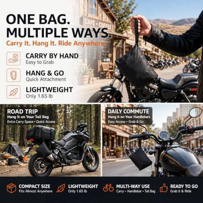 KEMIMOTO Motorcycle Cover Weather Resistant 96.5" Fits for Cruiser - size: 96.5"