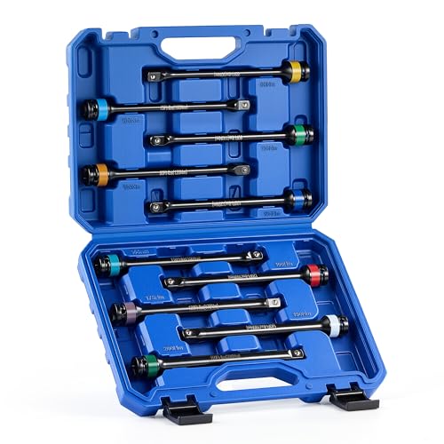 OMT Torque Sticks 10pcs 1/2" Drive Torque Limiting Extension Bar Set - size: 10 PCS