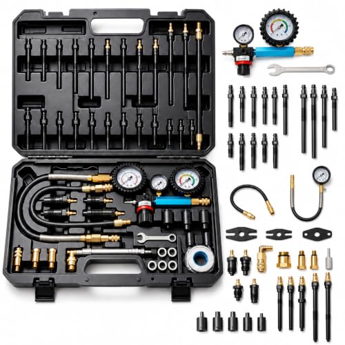 47PCS Compression and Leak Down Tester Kit for Diesel & Petrol