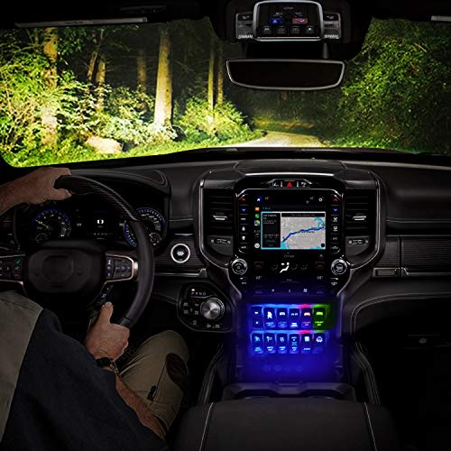 Nilight - 90001B LED Light Bar Rocker Switch 5Pin Laser On/Off LED Light 20A/12V 10A/24V Switch Jumper Wires Set for Jeep Boat Trucks,2 Years Warranty,Blue - color: Blue, size: LED LIGHT BAR