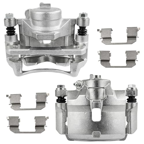 SCITOO Front Left & Right Disc Brake Calipers With Bracket 19B1335 19B1334 - size: Front[19B1335 & 19B1334]