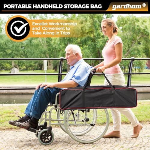 gardhom 4FT Telescoping Portable Wheelchair Ramp with Carrying Case - size: 4FT(can be used as 2FT or 4FT)