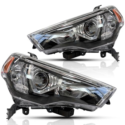 Headlight Assembly For 2014-2020 Toyota 4Runner w/Projector Lens Left+Right - color: Headlights
