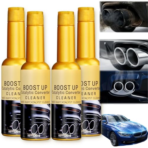 4Pack Boost Up Catalytic Convertor Cleaner, Auto Parts Engine - color: 4 Pack: Catalytic Convertor Cleaner