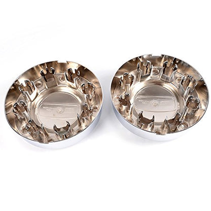 GRAND ORANGE Front Alcoa Alloy Wheel Center Caps 1-TON Dually Compatible with Dodge RAM 3500 2011-2016 2012 2013 2014 2015 - color: Fit 2011-2016 Ram 3500 (2 PCS)