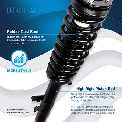 Detroit Axle - Front Struts Suspension Kit for 2003-2008 Mazda 6 - size: 4CQ42880/ Big strut kit