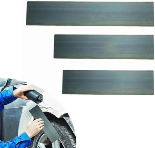 Auto Body Filler Spreader Tool Set Manganese Steel Scrapers Multiple Sizes for Automotive Putties Glazes Caulks Paint Waxing Surface Smoother DIY Projects (3 Piece Car Film Scrapers) - color: 3 Piece Car Film Scrapers