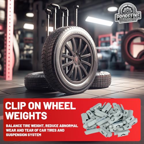 Upgraded 1 oz Clip On Wheel Weights for Steel Rims Corrosion-Resistant Coated Painted Tire Balancing Weight MC Style Gray 30pcs - style: MC Style