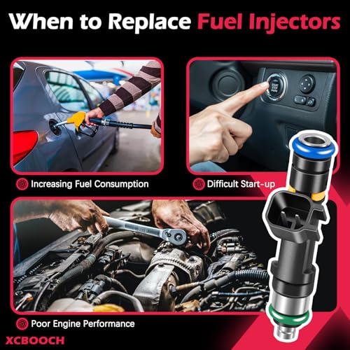 Fuel Injectors 0280158119 Compatible with Jeep Wrangler 2007-2011