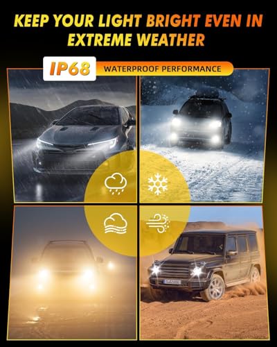 Termitor D5S Bulbs, 80,000LM Super Bright, 6500K Cool White, True 1:1 Factory Size, 3-Min Installation, Excellent Beam Pattern, IP68 Waterproof, Up to 80,000 Hours, Pack of 2 - color: D5S-