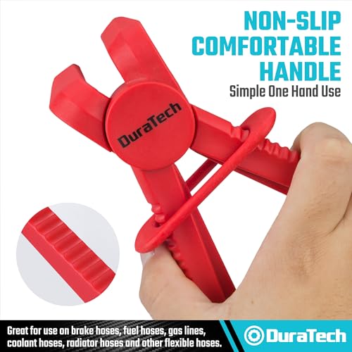 DURATECH 3-Piece Hose Pinch Clamp Pliers, 90 Angled Hose Pinch Off Pliers - size: 3-Piece, style: 90 Angled