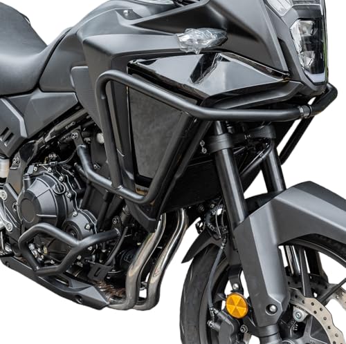 Crash Bar Engine Guard for NX500 NX400 2024 2025 2026 (One Set) - color: Black-One Set