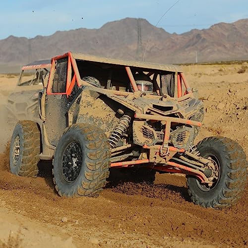 MASSFX MK251012 ATV 25x10-12 Tires 2 Set Rear 6Ply 1/2" Tread Depth 25x10x12 - size: 25x10-12 R Two Set
