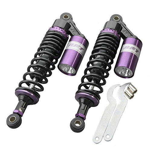320mm 12.6" Universal Rear Air Shock Absorbers Suspension for HONDA - color: Purple