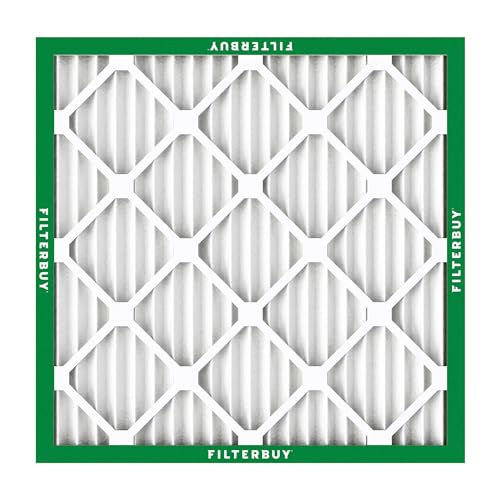 Filterbuy 11.25x11.25x1 Air Filter MERV 8 Dust & Allergy Defense (4-Pack) - size: 11.25x11.25x1