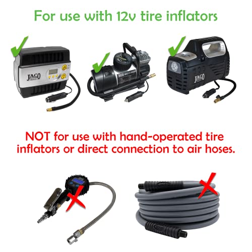JACO Lightning L2X Quick-Connect Locking Tire Inflator Air Chuck Attachment - style: 90 Degree Head
