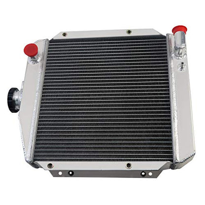 ALLOYWORKS 119621-44500 Tractor Radiator for Yanmar 3TNE74 Diesel Lightweight Aluminum 3 Row Core