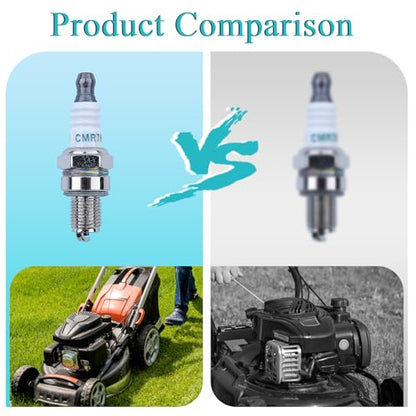10Pcs CMR7H Spark Plug for Husqvarna 506615101 544260901, Spark Plug Replace for Champion RZ7C NGK Brushcutters Trimmers Chainsaws