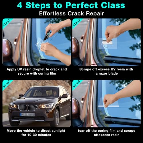 Windshield Repair Kit - 2026 Latest Upgrade Nano Glass Crack Repair Kit, Glass Repair Liquid for Quick Fix Windshields, Windows, Mirrors (2 Set) - style: 2 Set