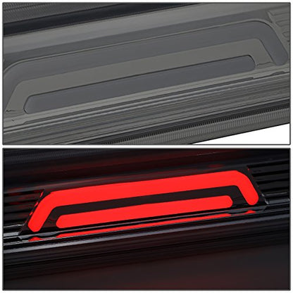 DNA MOTORING 3BL-COLO15-3D-LED-SM Smoked Lens 3D LED Third Tail Brake Light [Compatible with 15-18 Colorado/Canyon] - color: Smoke