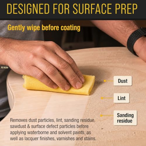 Dura-Gold - Pure Gold Superior Tack Cloth (Pack of 6), Woodworking, Auto - size: 6 Count