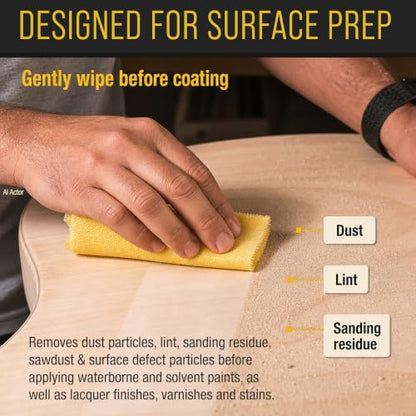 Dura-Gold - Pure Gold Superior Tack Cloth (Pack of 6), Woodworking, Auto - size: 6 Count