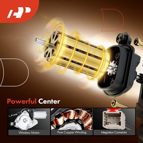 A-Premium Front Driver Side Power Window Regulator with Motor (6-Pin) - style: Front Driver (LH)