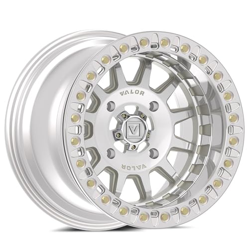 15x10 Valor Offroad V09 Raw Machined BEADLOCK UTV Wheel 4x156 (0mm)