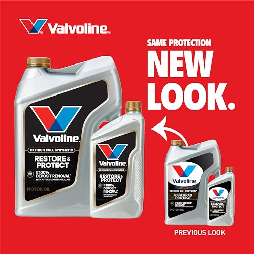 Valvoline Restore & Protect Full Synthetic 0W-20 Motor Oil 1 QT, Case of 6 - size: 1 QT, Pack of 6, style: Restore & Protect