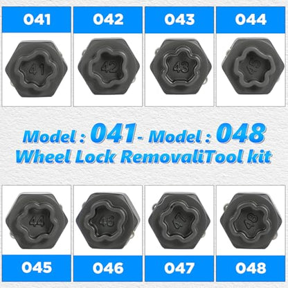 BELEY 22Pcs Wheel Lock Removal Kit Compatible with BMW