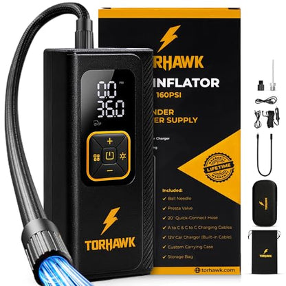 Portable Tire Inflator for Car, Air Pump for Car Tires