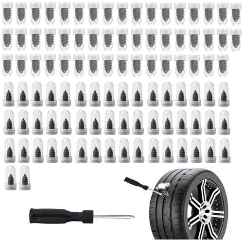 100PCS Tire Repair Rubber Nail Kit with 2 Sizes - color: 100PCS
