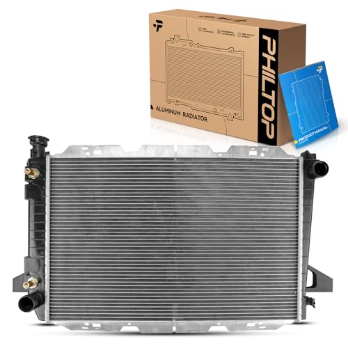 PHILTOP CU1451 Core Width: 27-1/2" Radiator for 1985-1996 Bronco 1985-1997 F-150, F-250, F-350 1988-1997 F-53 Motorhome Chassis, F-Super Duty (Replaces OEM 2 Row Core; w/ 2-1/5 in. Thick Core) - size: CU1451 F-150, F-250 HD, F-250