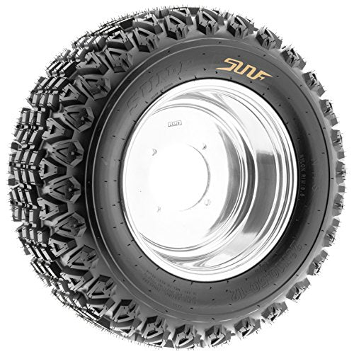 Set of 4 SunF G003 all-terrain 22x11-10 Front & 22x11-10 Rear ATV UTV Golf-Cart Turf Trail Tires, 4 Ply, Rim(s) NOT included