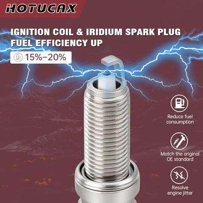 UF598 Ignition Coils & Spark Plugs Tune Up Kit, 4 Pack - size: UF598 & Spark Plugs