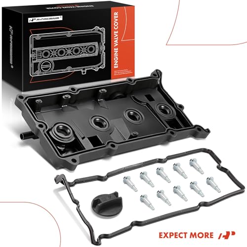 A-Premium Engine Valve Cover Kit, with Oil Filler Cap & Bolts & Gasket, Compatible with Nissan Altima 2002-2006, Sentra 2002-2006, 2.5L Gas QR25DE Engine, Replace # 13264-3Z001, 132643Z001 - style: 2002-2006 Altima