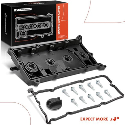 A-Premium Engine Valve Cover Kit, with Oil Filler Cap & Bolts & Gasket, Compatible with Nissan Altima 2002-2006, Sentra 2002-2006, 2.5L Gas QR25DE Engine, Replace # 13264-3Z001, 132643Z001 - style: 2002-2006 Altima