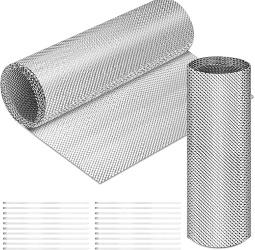 Exhaust Heat Shield Automotive, Muffler wrap，Embossed Aluminum Heat Shield Kit for Muffler Exhaust Wrap, Heat Barrier,Car Exhaust Sheet（11.8''x20.0''） - size: 11.8''x20.0''