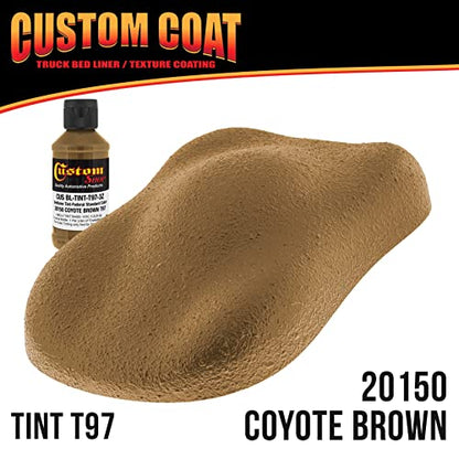 Custom Coat Coyote Brown Spray-On Urethane Truck Bed Liner Kit, 1 Gallon